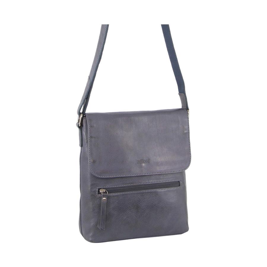 Milleni Leona Women's Leather Crossbody Bag Ash Ash