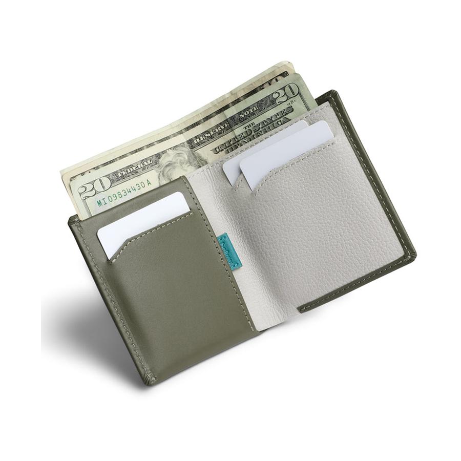 Bellroy RFID Note Sleeve Leather Wallet Willow Willow