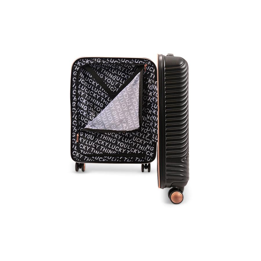 Saben Going Places 55cm Carry-On Hardside Suitcase Black Black