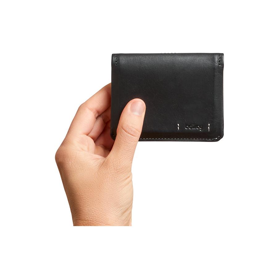Bellroy Slim Sleeve Premium Leather Wallet Black Black