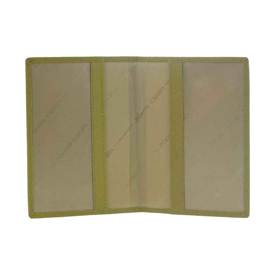 Pierre Cardin Orla Leather Passport Wallet Cover Yellow Yellow