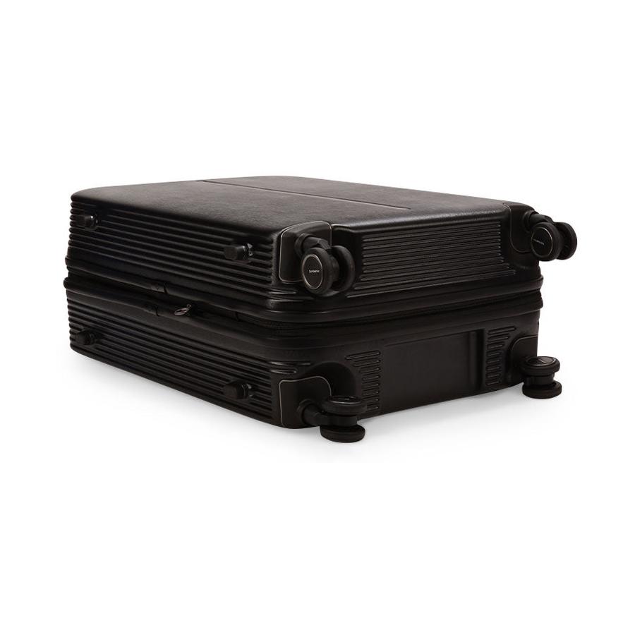 Samsonite Beamix 71cm Hardside Checked Suitcase Black Black