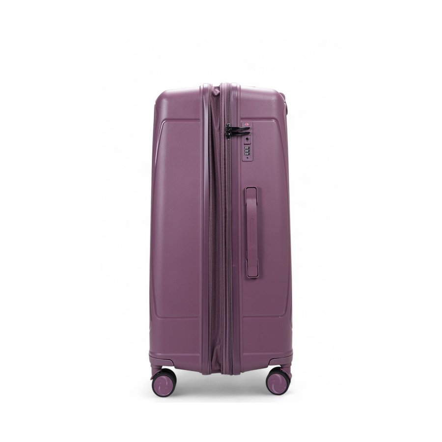 Caselite Quest 75cm Hardside Checked Suitcase Purple Purple