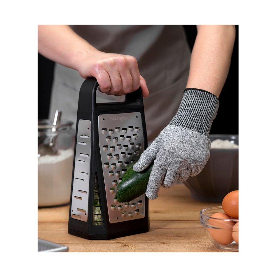 Microplane Elite 5-in-1 Box Grater Black Black