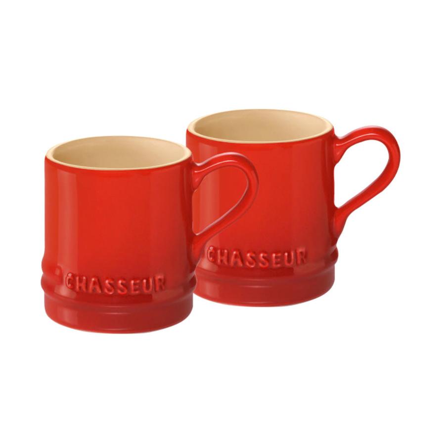Chasseur La Cuisson Petit Cup 2 Piece Set Red Red