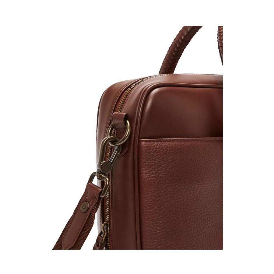 RM Williams Signature Briefcase Whiskey Whiskey