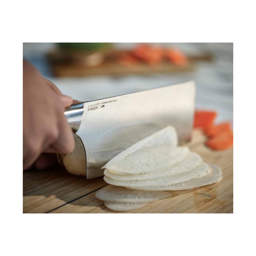 Joseph Joseph Elevate Fusion 5-Piece Knife & Scissor Set Beech Beech