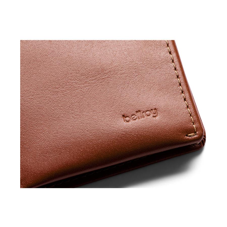 Bellroy RFID Note Sleeve Leather Wallet Sienna Sienna