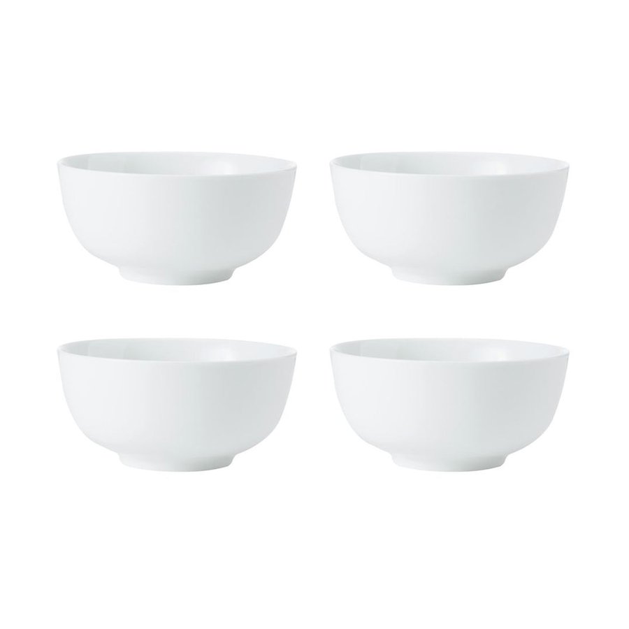 Mikasa Chalk 12-Piece Porcelain Dinner Set White White