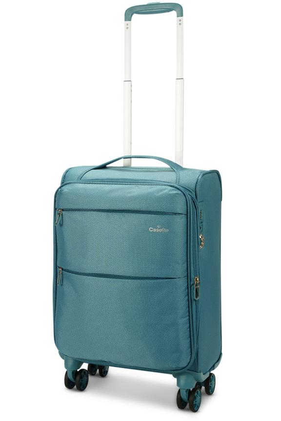 Caselite Ultra 55cm Softside Carry-On Suitcase Teal