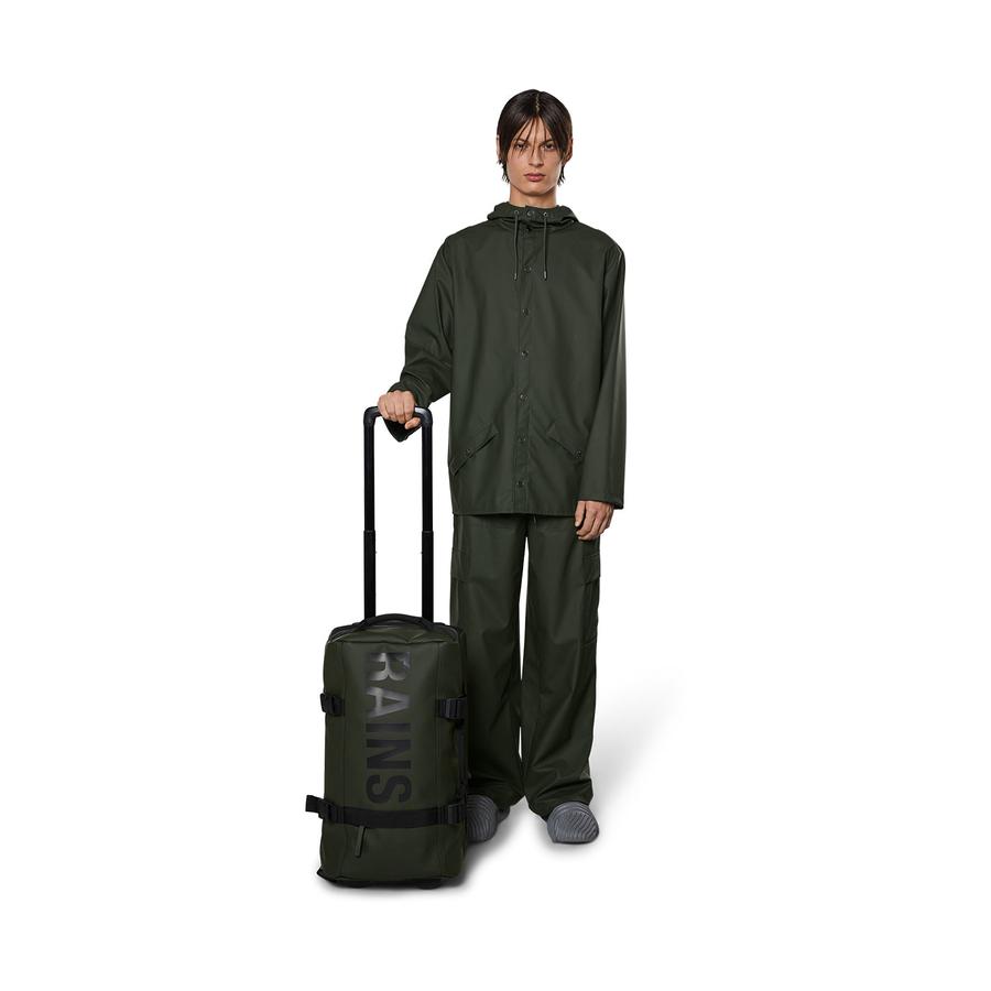 Rains Texel Carry-On Travel Bag Green Green