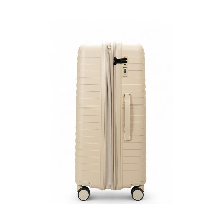 Caselite Summit 75cm Hardside Checked Suitcase Beige Beige