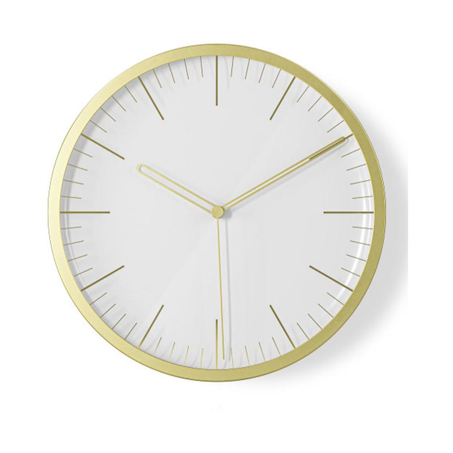 Umbra Infinity Clock Matte Brass Matte Brass