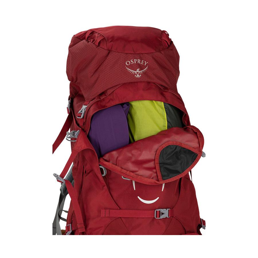 Osprey Ariel 65 Medium/Large Women's Mountaineering Backpack Claret Red Claret Red