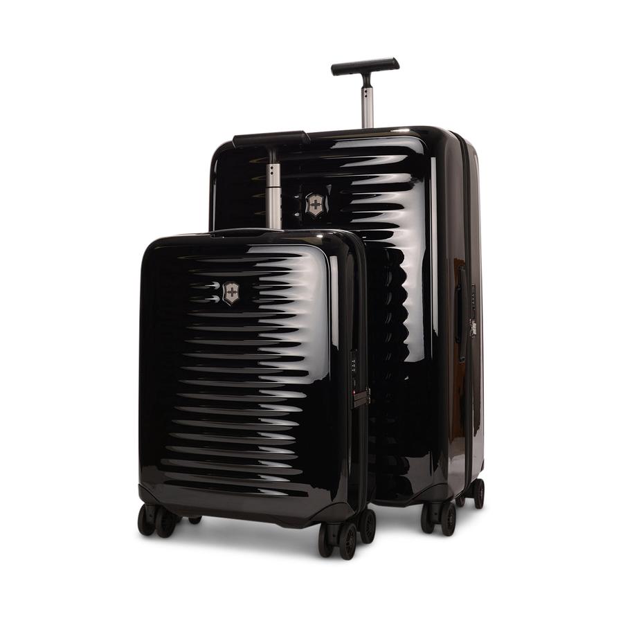 Victorinox Airox 55cm & 75cm Hardside Luggage Set Black Black