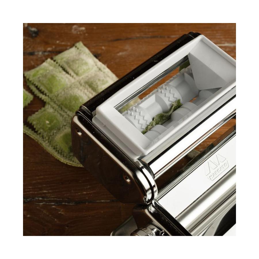 Marcato Ravioli Attachment for Atlas 150 Pasta Maker Silver Silver