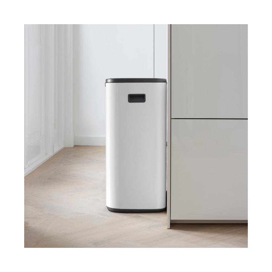 Brabantia Bo Touch Bin (60L) White White