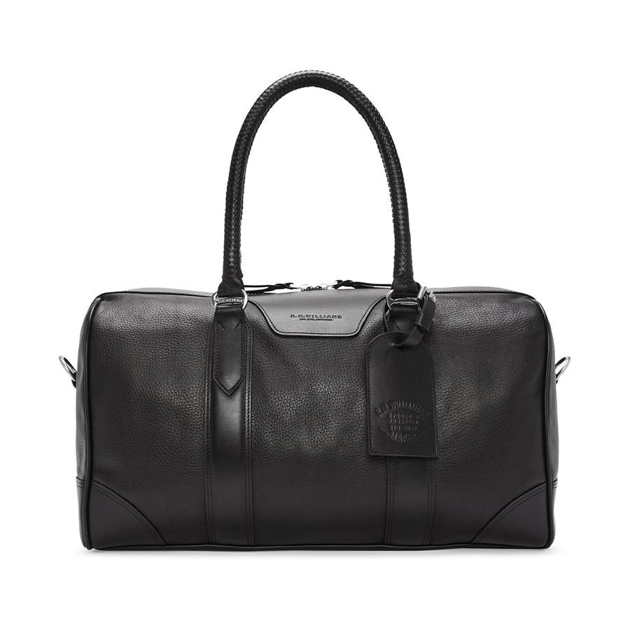 RM Williams Signature Overnight Bag Black Black