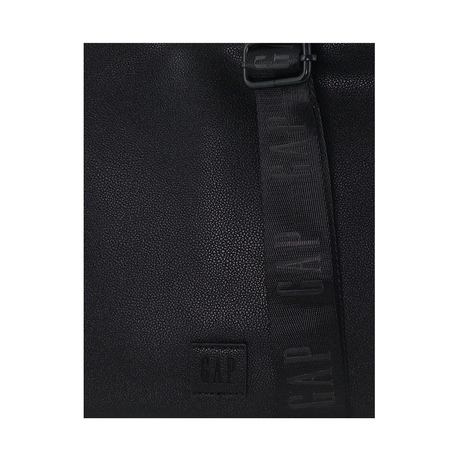 Gap Asher Ladies Vegan Leather Classy Crossbody Bag Black Black