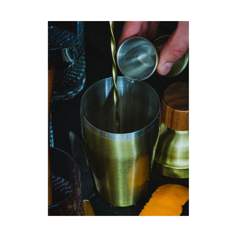 Barcraft Cocktail 6 Piece Set Brass Brass