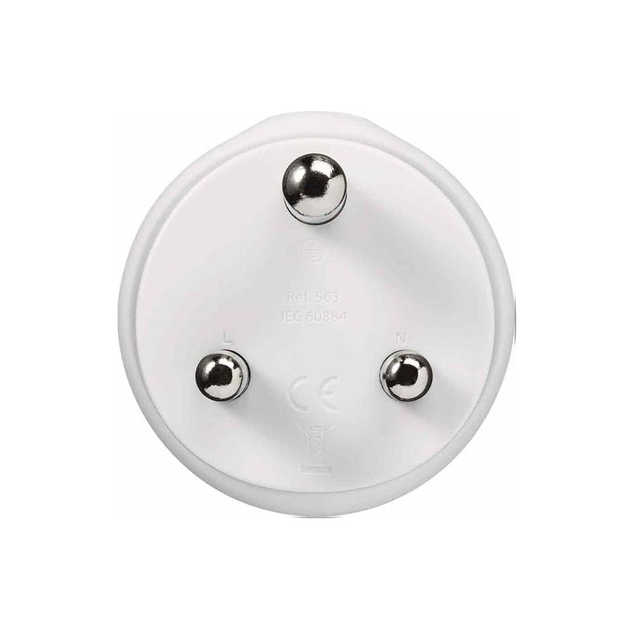 Go Travel NZ & AUS to South Africa Travel Adapter White White