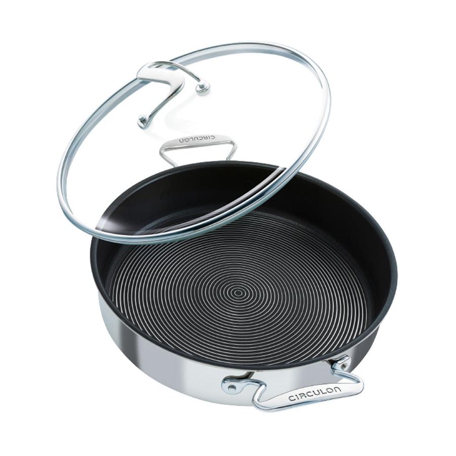 Circulon SteelShield C-Series 30cm Covered Saute Pan Stainless Steel Stainless Steel