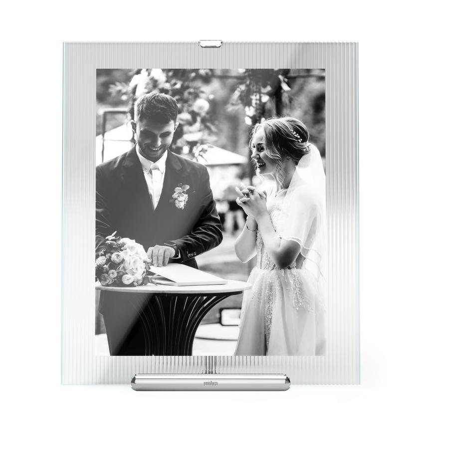Umbra Flute 20 x 25cm Picture Frame Chrome Chrome