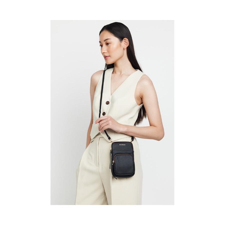 Saben Nikko Phone Sling Black Bubble Black Bubble