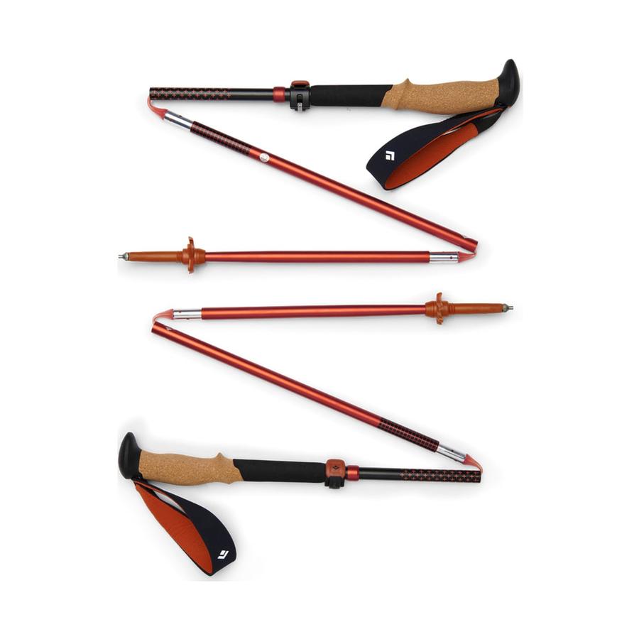 Black Diamond Pursuit FLZ Trekking Poles (Medium/Large) Black/Octane Black/Octane