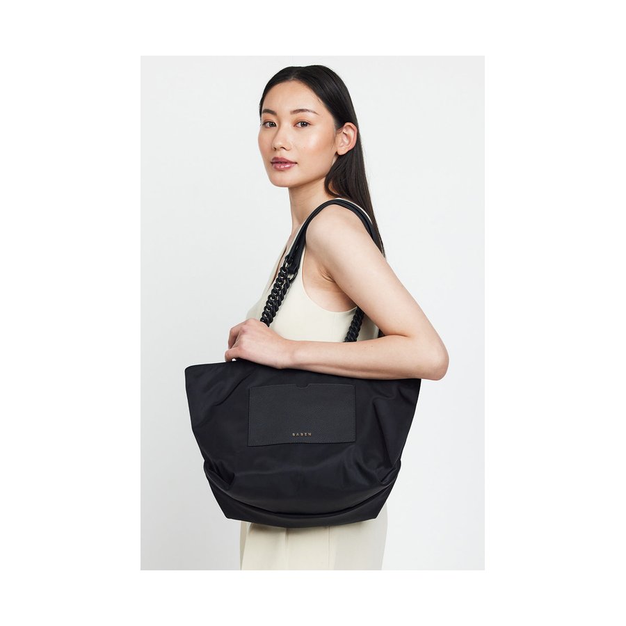 Saben Paris Tote Black Black