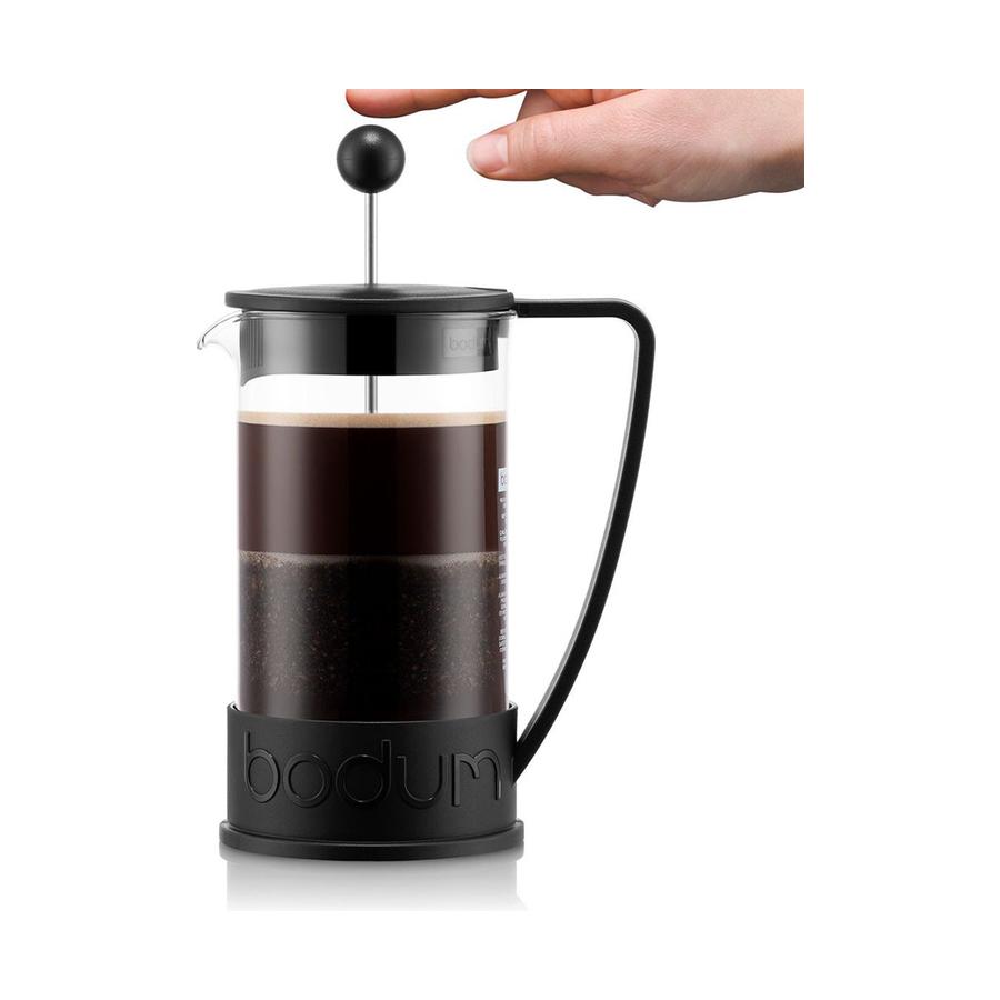 Bodum Brazil 1L (8 Cup) French Press Coffee Maker Black Black