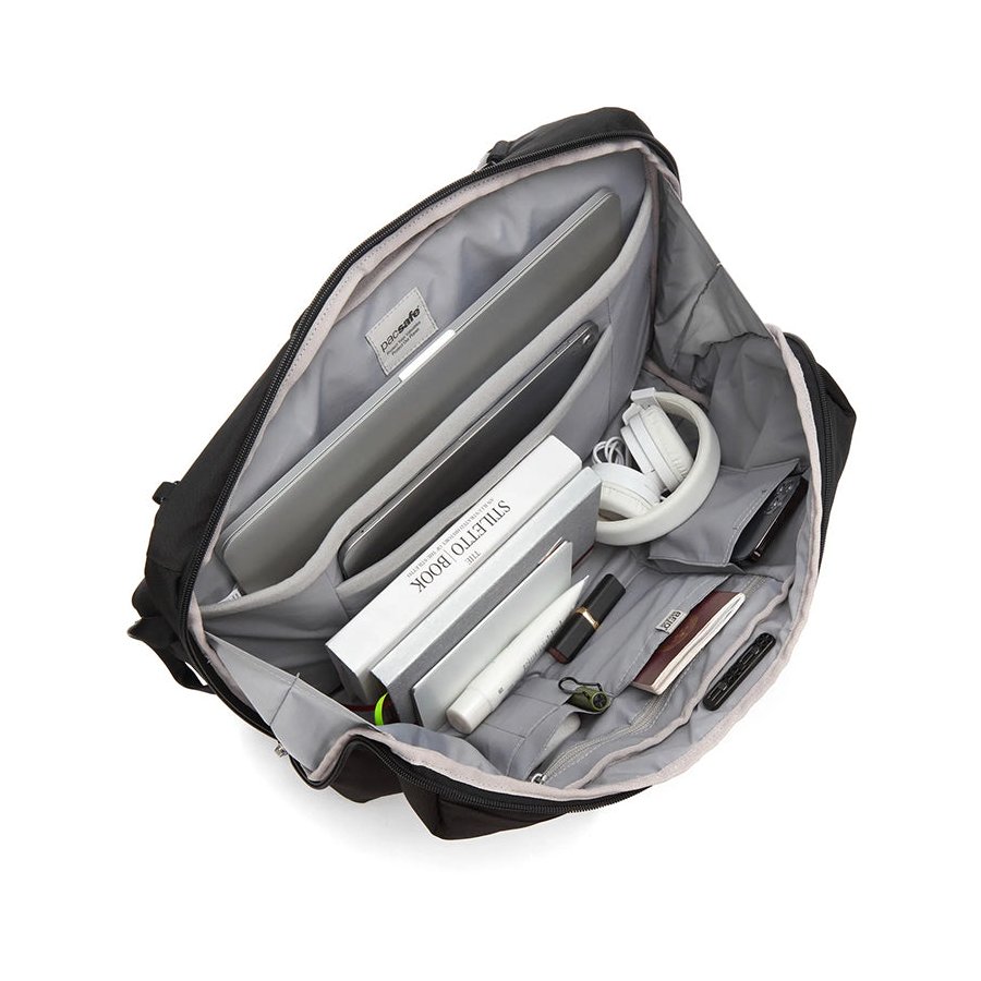 Pacsafe Metrosafe X Commuter 11L Anti-Theft Backpack Black Black