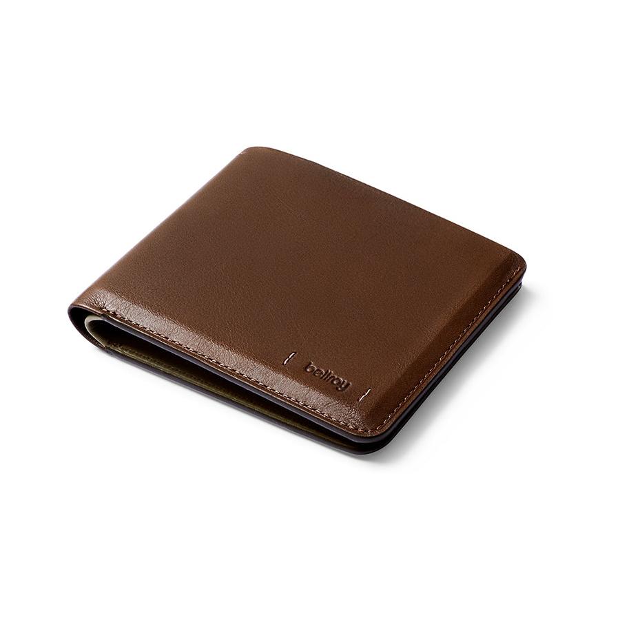 Bellroy RFID Hide & Seek HI Premium Leather Wallet Darkwood Darkwood