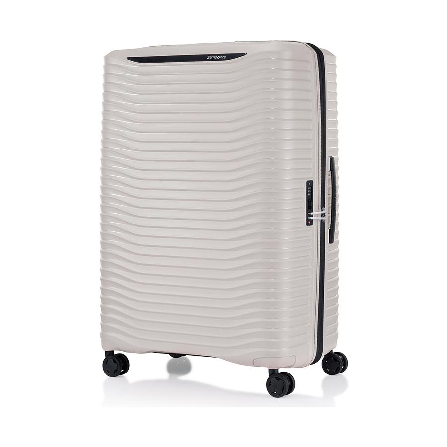 Samsonite Upscape 81cm Hardside Checked Suitcase Stone Grey Stone Grey