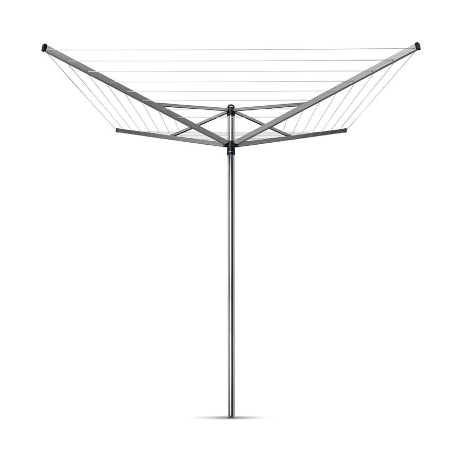 Brabantia Rotary Topspinner Dryer (40m) Metallic Grey Metallic Grey