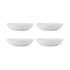 Mikasa Chalk 23cm Porcelain Pasta Bowls (Set of 4) White