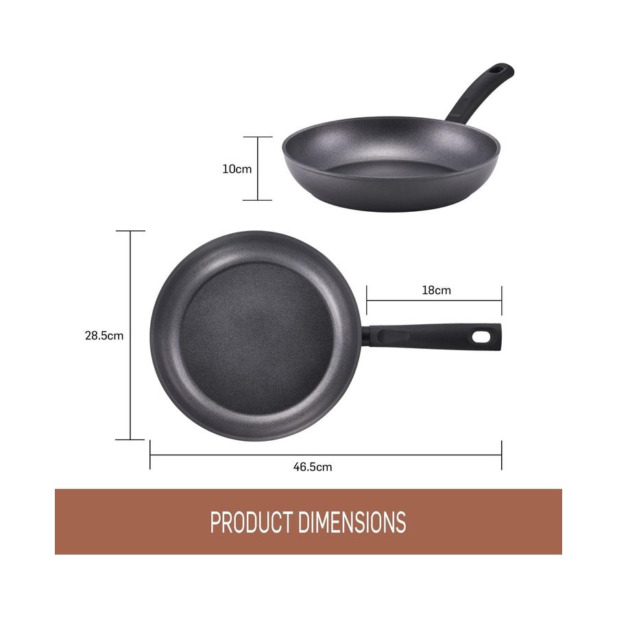 Essteele Per Benessere Open Skillet 28cm Grey Grey