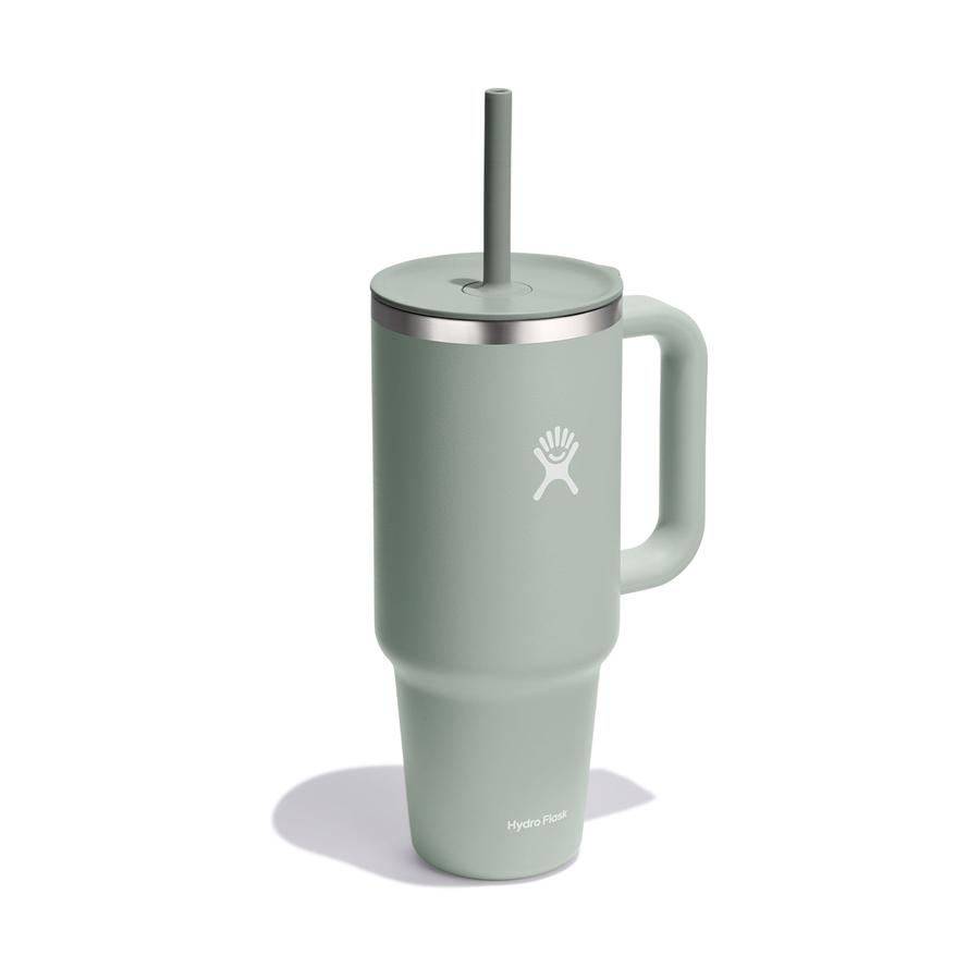 Hydro Flask 40oz (1.18L) All Around Travel Tumbler w/ Straw Lid Agave Agave