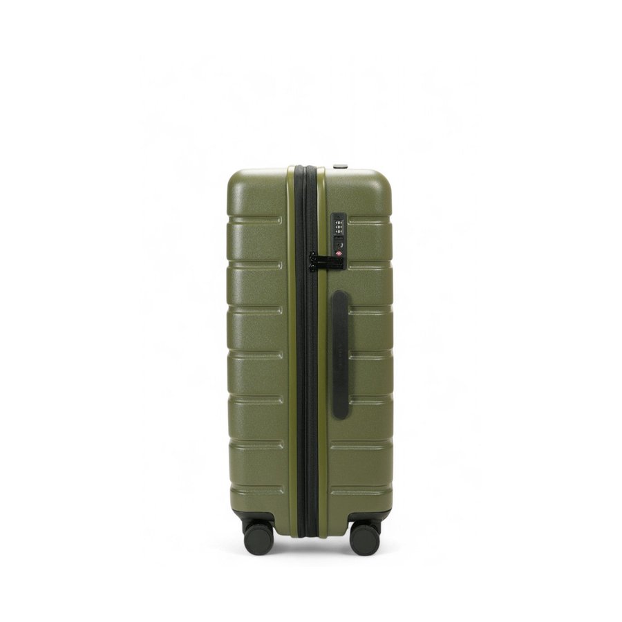 Explorer Arlo Pro 52cm Front Access & 65cm Hardside Luggage Set Evergreen Evergreen