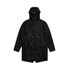 Rains Long Jacket Black Grain
