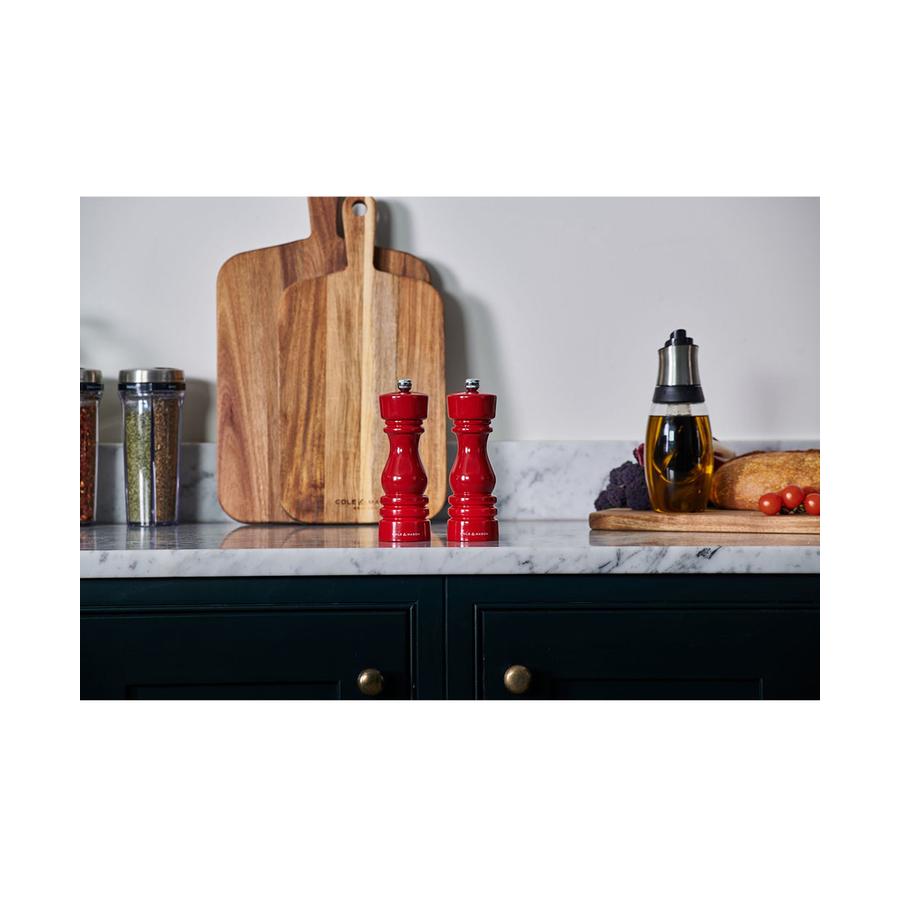 Cole & Mason London Mills Gift Set - 18cm Red Gloss Red Gloss