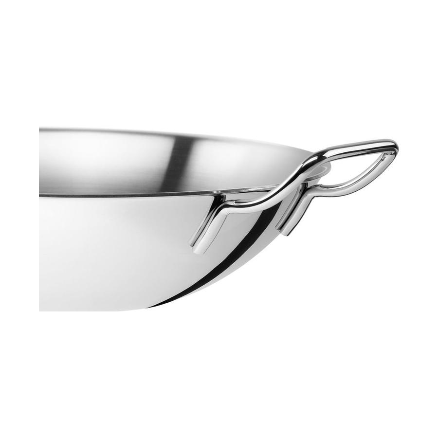 Zwilling 32cm Wok 2 Side Handles Stainless Steel Stainless Steel