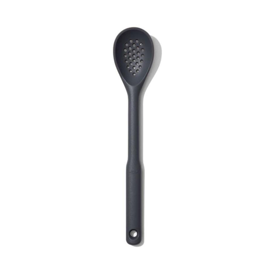OXO Good Grips Silicone Slotted Spoon Black Black