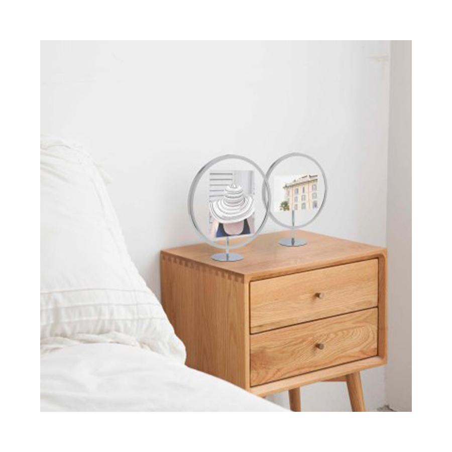 Umbra Infinity Floating Round Picture Frame - 13cm x 18cm Chrome Chrome