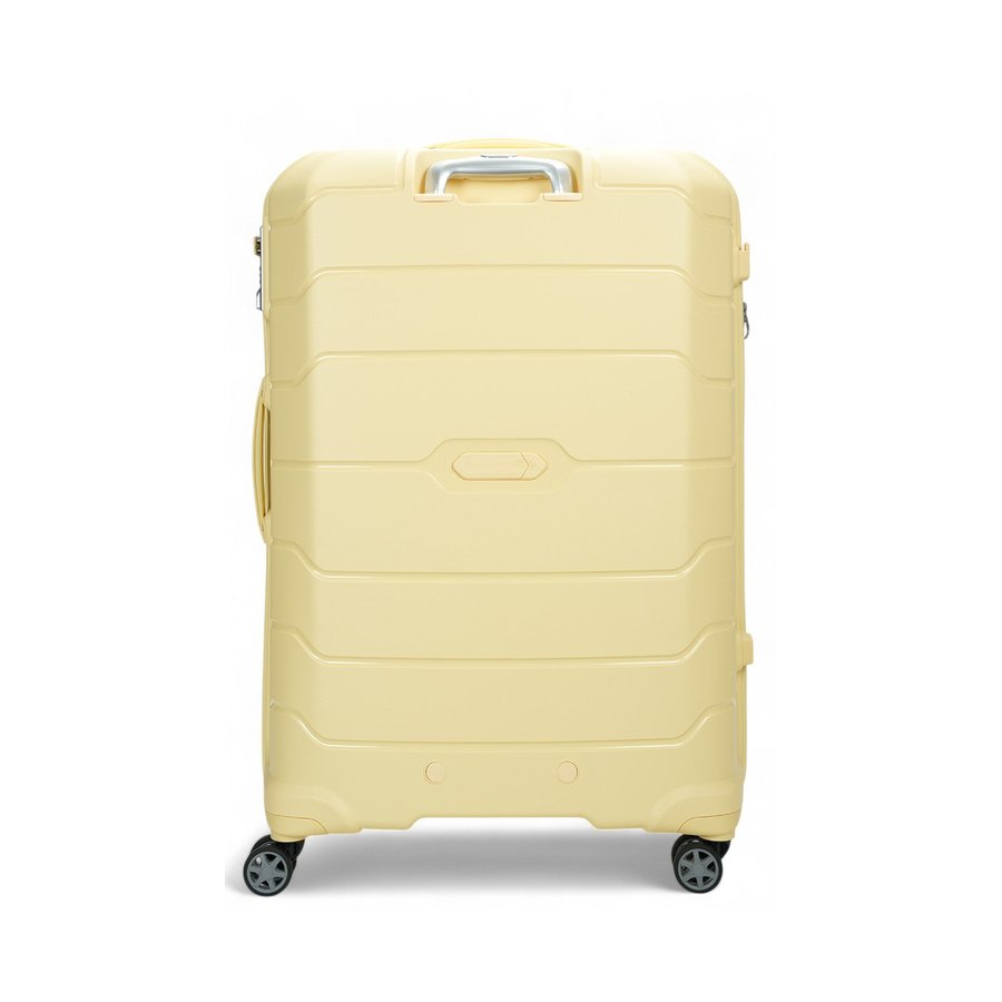 Samsonite Oc2lite 81cm Hardside Checked Suitcase Lemonade Lemonade