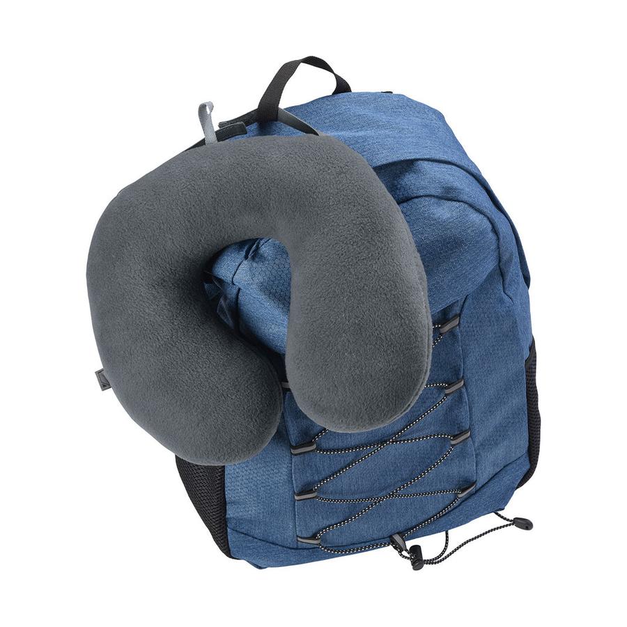Lewis N. Clark Fibre Filled Neck Pillow Grey Grey
