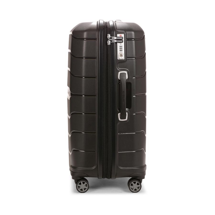 Samsonite Oc2lite 68cm Hardside Checked Suitcase Black Black