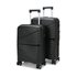 Nomad Aspire 55cm & 65cm Hardside Luggage Set Black