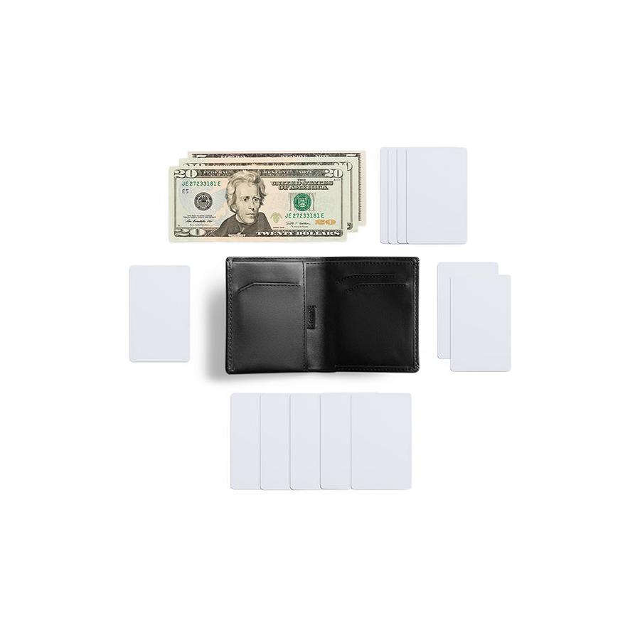 Bellroy RFID Note Sleeve Leather Wallet Black Black