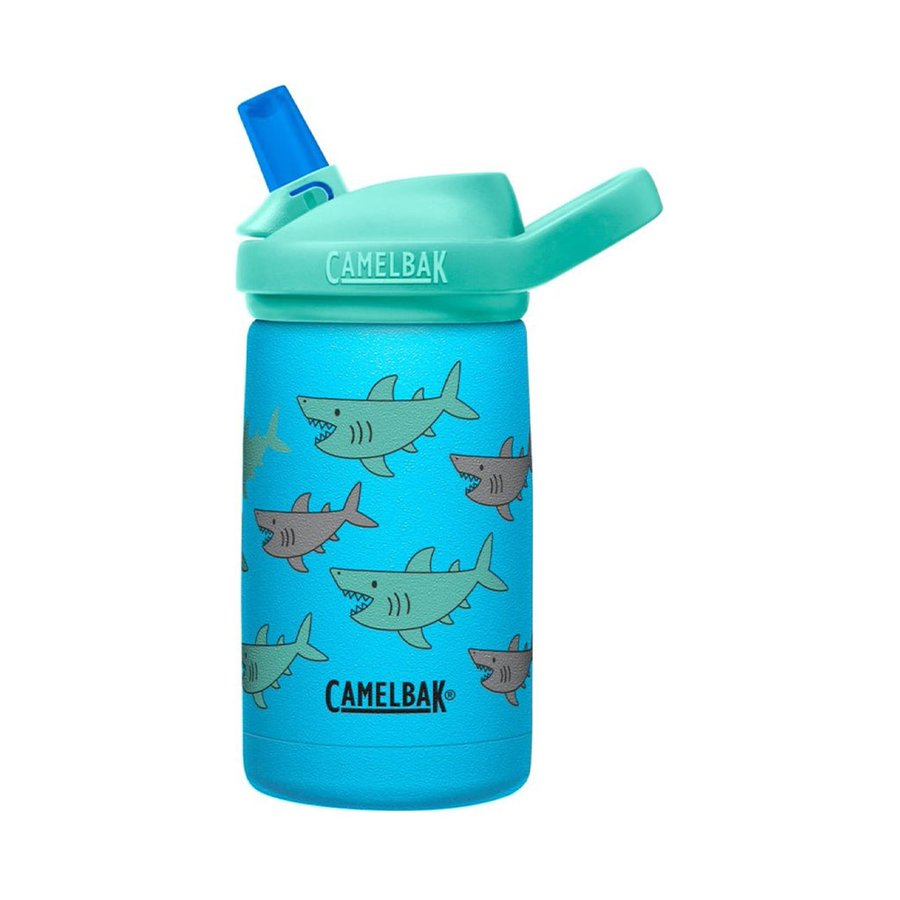Camelbak 12oz (350ml) Eddy+ Kids Insulated Stainless Steel Drink Bottle Sharks Sharks